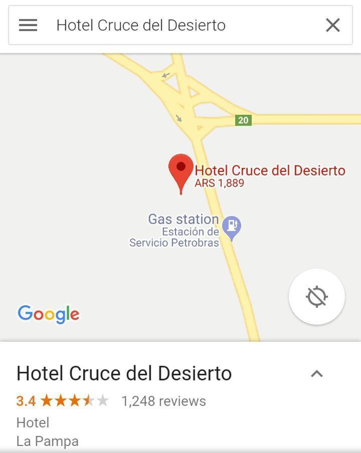 Hotel Cruce Del Desierto Veinticinco de Mayo  Buitenkant foto